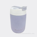 280ml Plastic Flip Lid With Straw Vacuum Pot